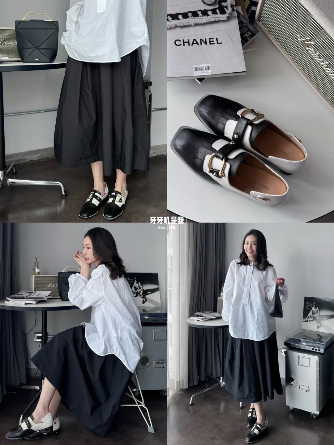 早春黑白极简look🔍