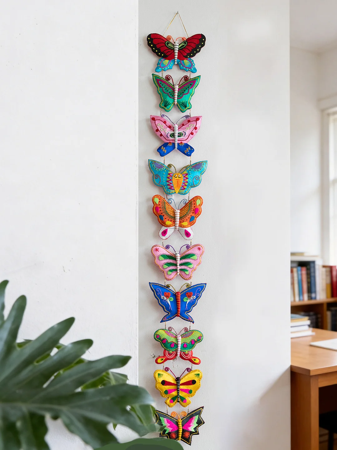 把可以带来福气的蝴蝶，挂在家里🦋