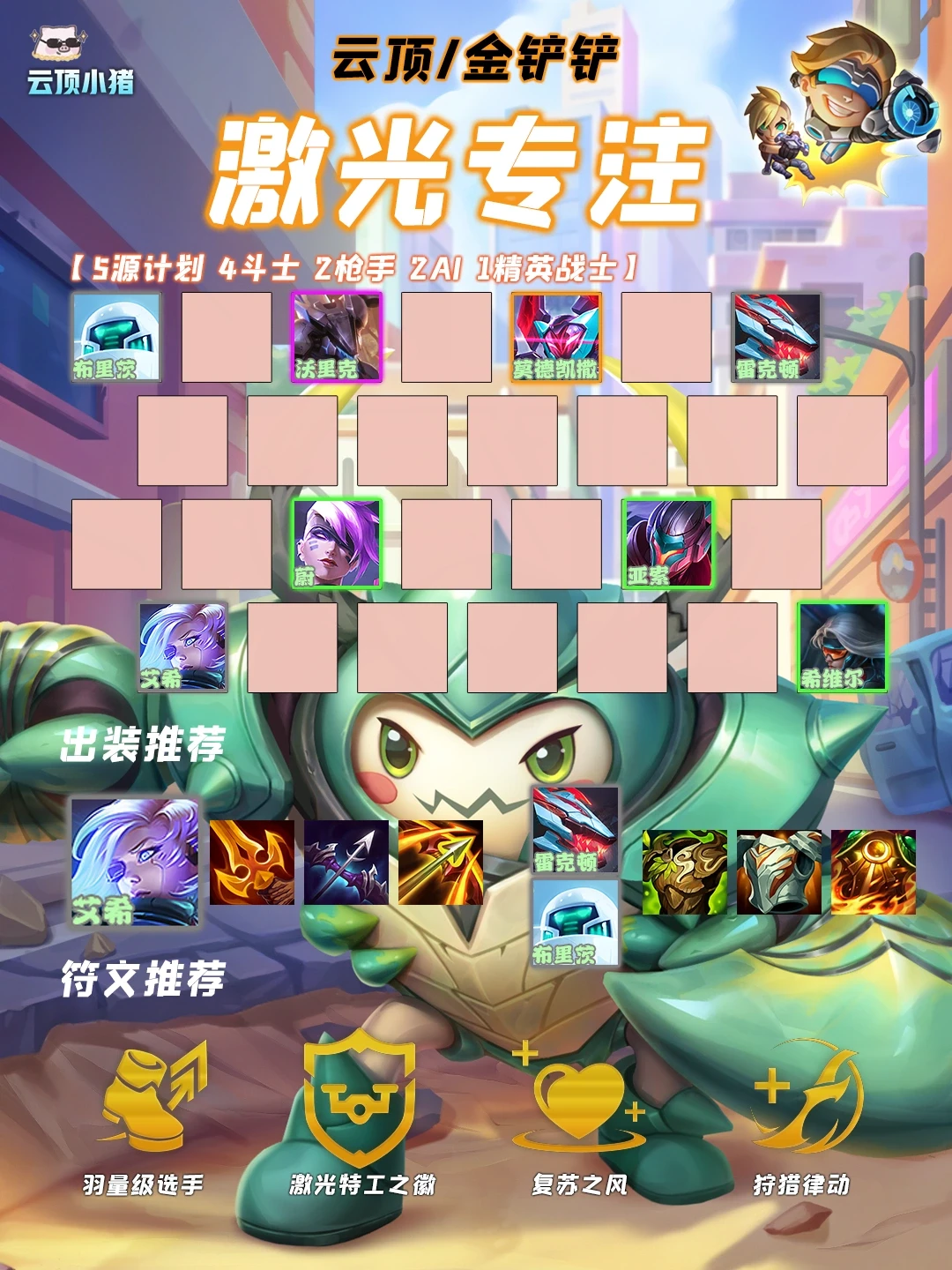 冷门必吃分！版本最强一费 赌艾希双思路！