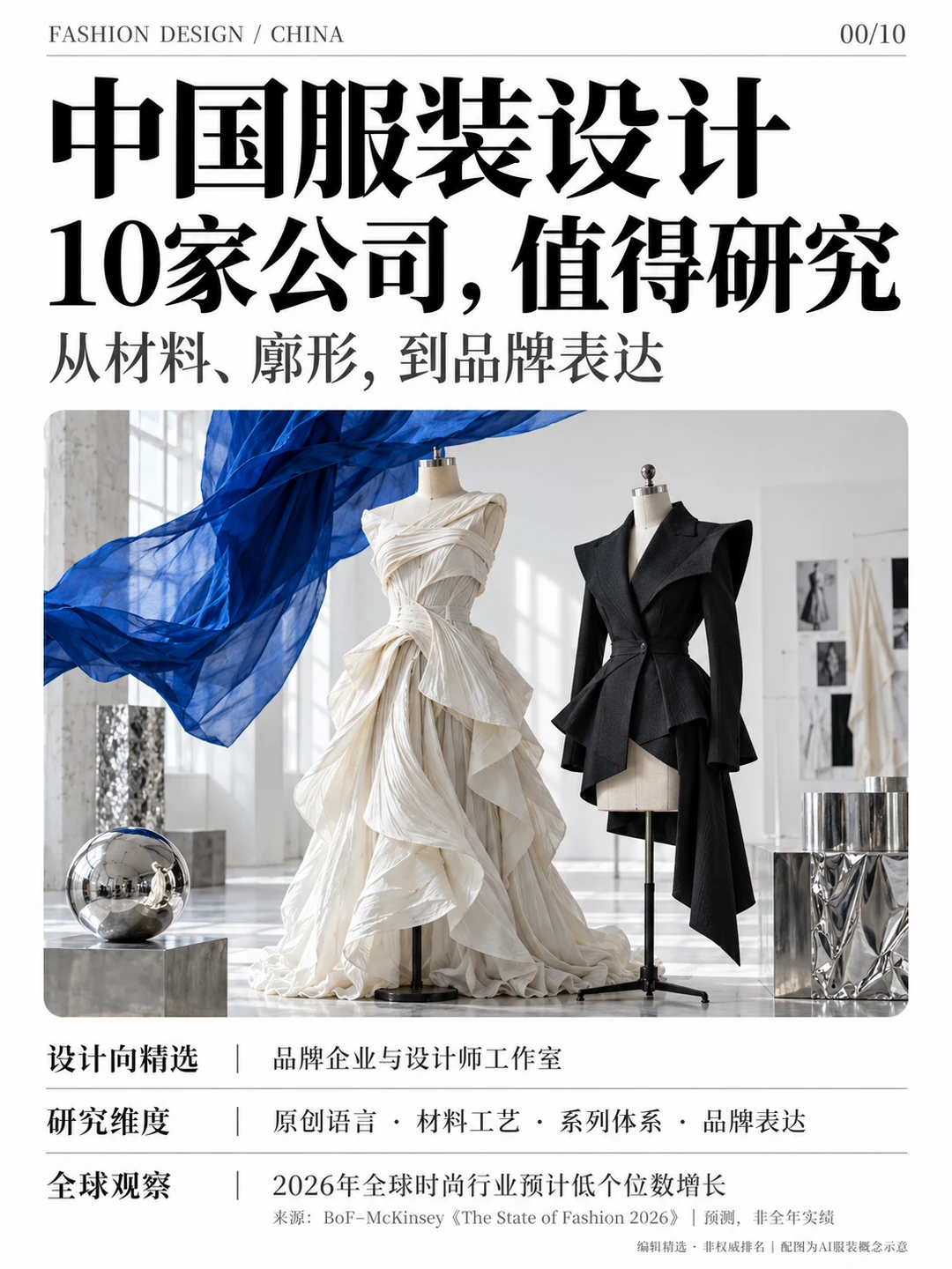 中国服装设计值得研究的10家设计总监清单