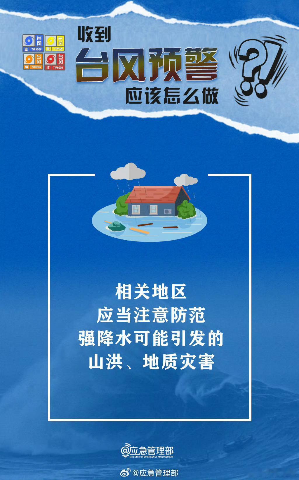 【#应对台风蔷琵#将继续影响我国，提示→】气象部门提醒，台风“蔷琵”将继续影响我国东部海域和华东沿海等地，海上作业人员和出海船只要及时回港避风，沿海居民和游客避免前往海滩、山区、河谷等危险区域。北方地区公众要关注大风、降温、雨雪天气，注意气温变化，及时增添衣物，做好防寒保暖措施。  ​