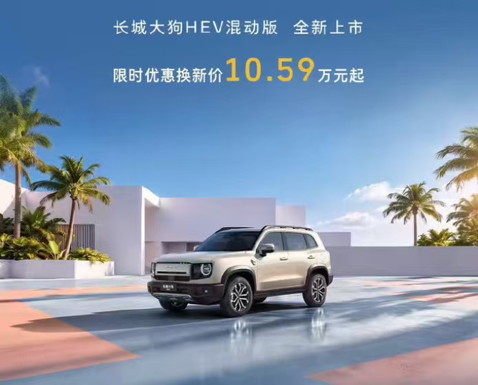 我现在看混动，不像前两年那样非黑即白骂“过渡产物”了。它更像是给普通人留的一道缓冲带——纯电那头，没桩别硬上，冬天掉续航心里发毛；油车这头，现在油价蹭蹭涨，踩一脚油门跟滴钱似的。混动卡中间，加油就走，堵车还省油，挺像穿拖鞋出门，不体面但真舒服。
 
我看公开资料里，9月底长城大狗HEV混动版限时10