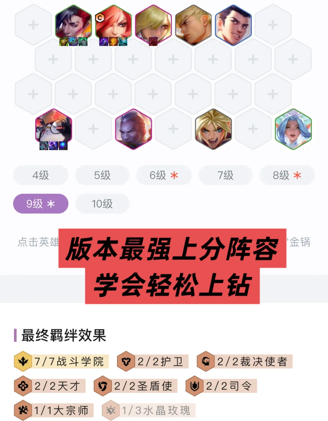 版本最强阵容学院卡特详细攻略及其克制方法