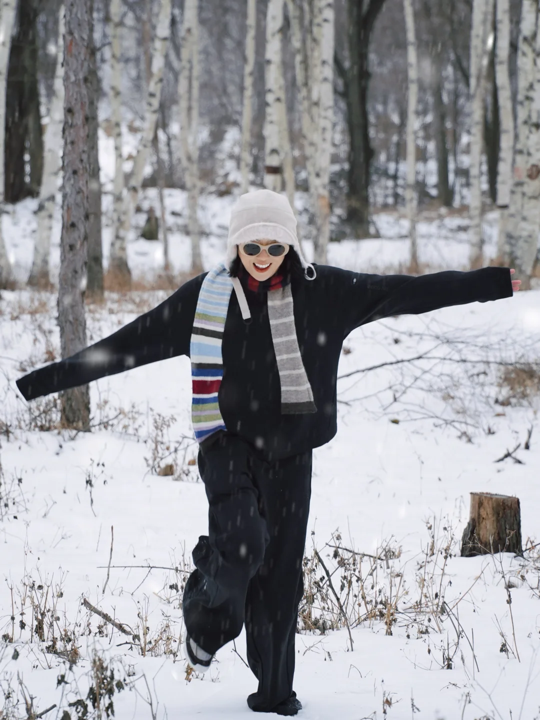 用100种方式玩雪，是富养自己的34岁