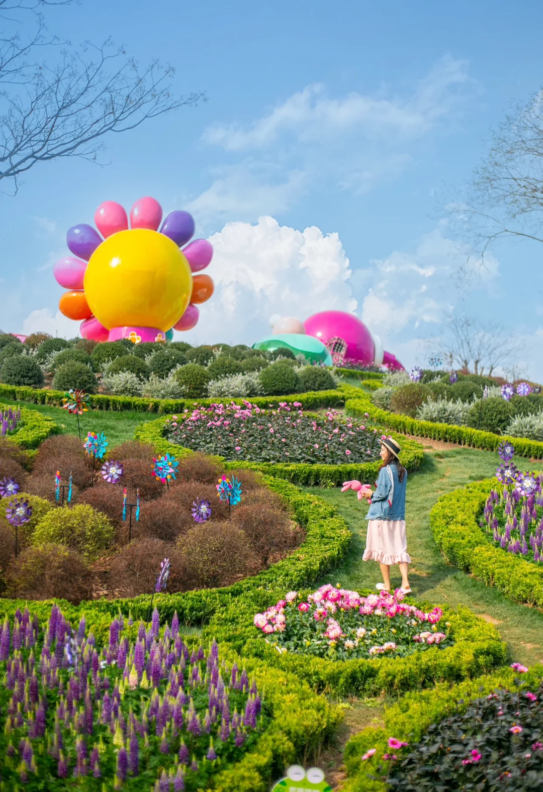 重庆有座梦幻花园⛲儿童乐园🎠+花海拍照📷