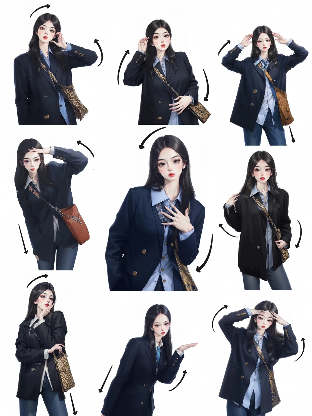 普通人半身拍照姿势💓~快来抄作业~