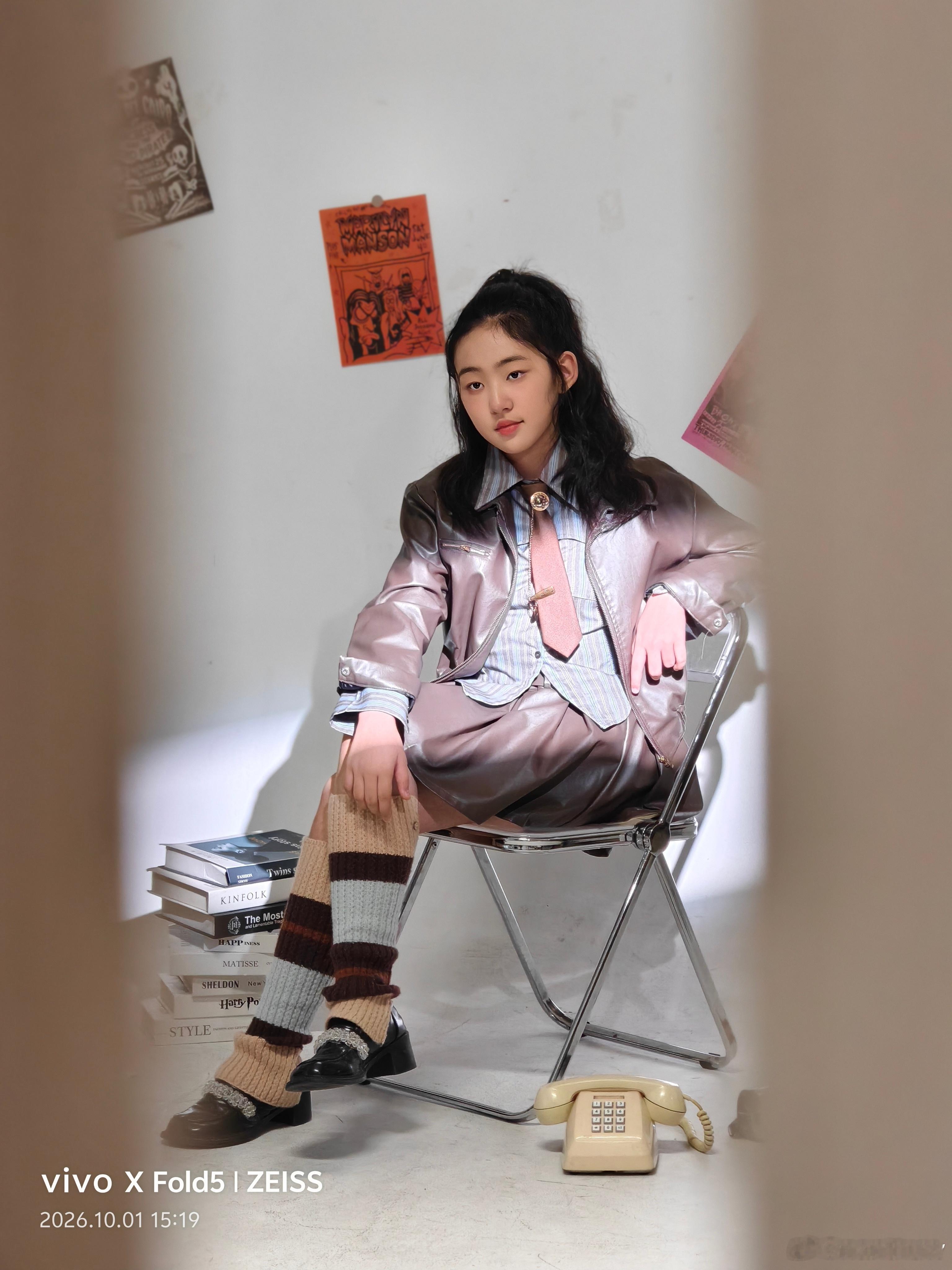 十四岁，青春礼！留下青春的模样，有点像早春晴朗里面的尚之桃[哈哈][哈哈][哈哈] ​
