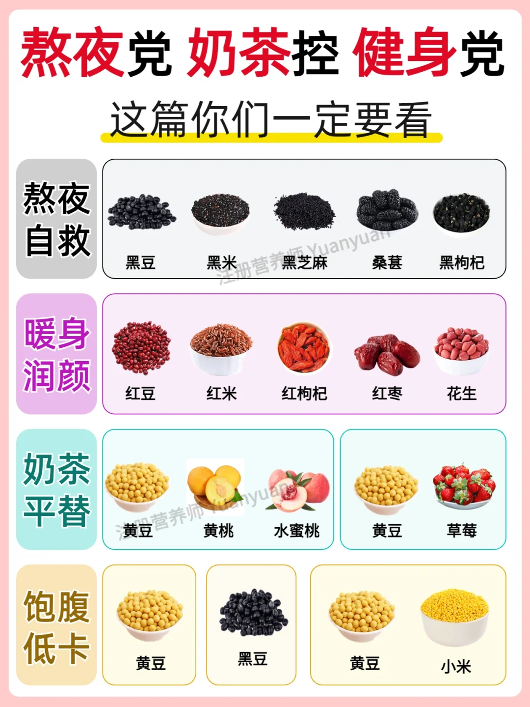 豆乳养生👉熬夜|控糖|面色差的看过来