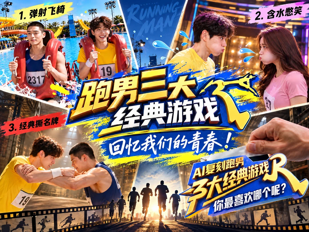 跑男三大经典游戏，哪个是你们的笑点回忆？