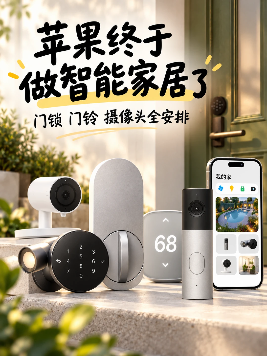 苹果推出一整套智能家居配件系列