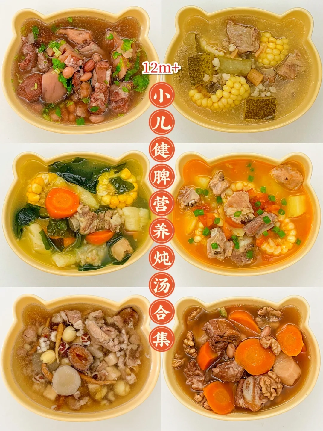 六款营养好喝的炖汤✅家有小孩一定要收藏❗️