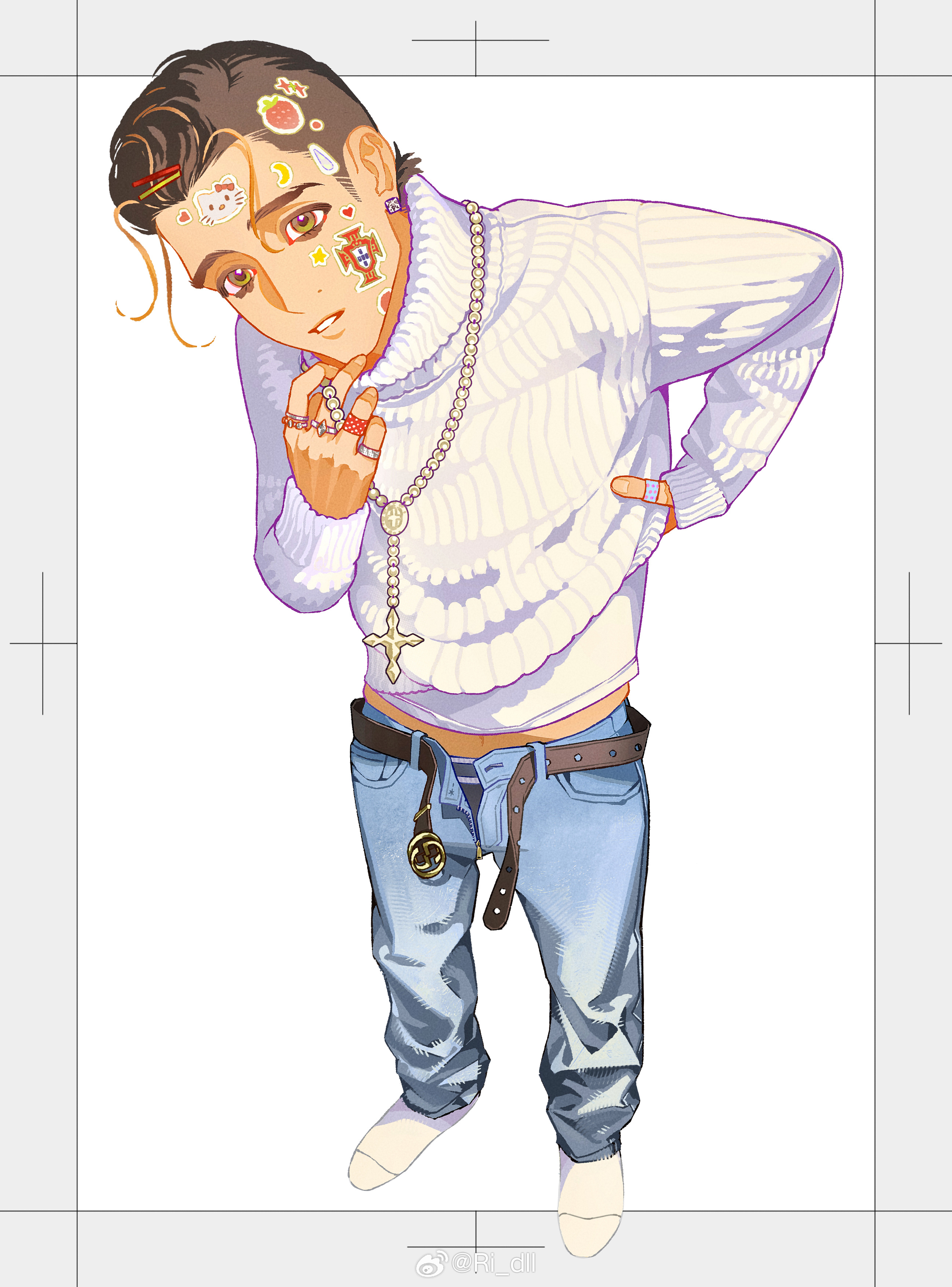 #C罗[超话]#  快变成日绘了，堆完了😇👌 ​