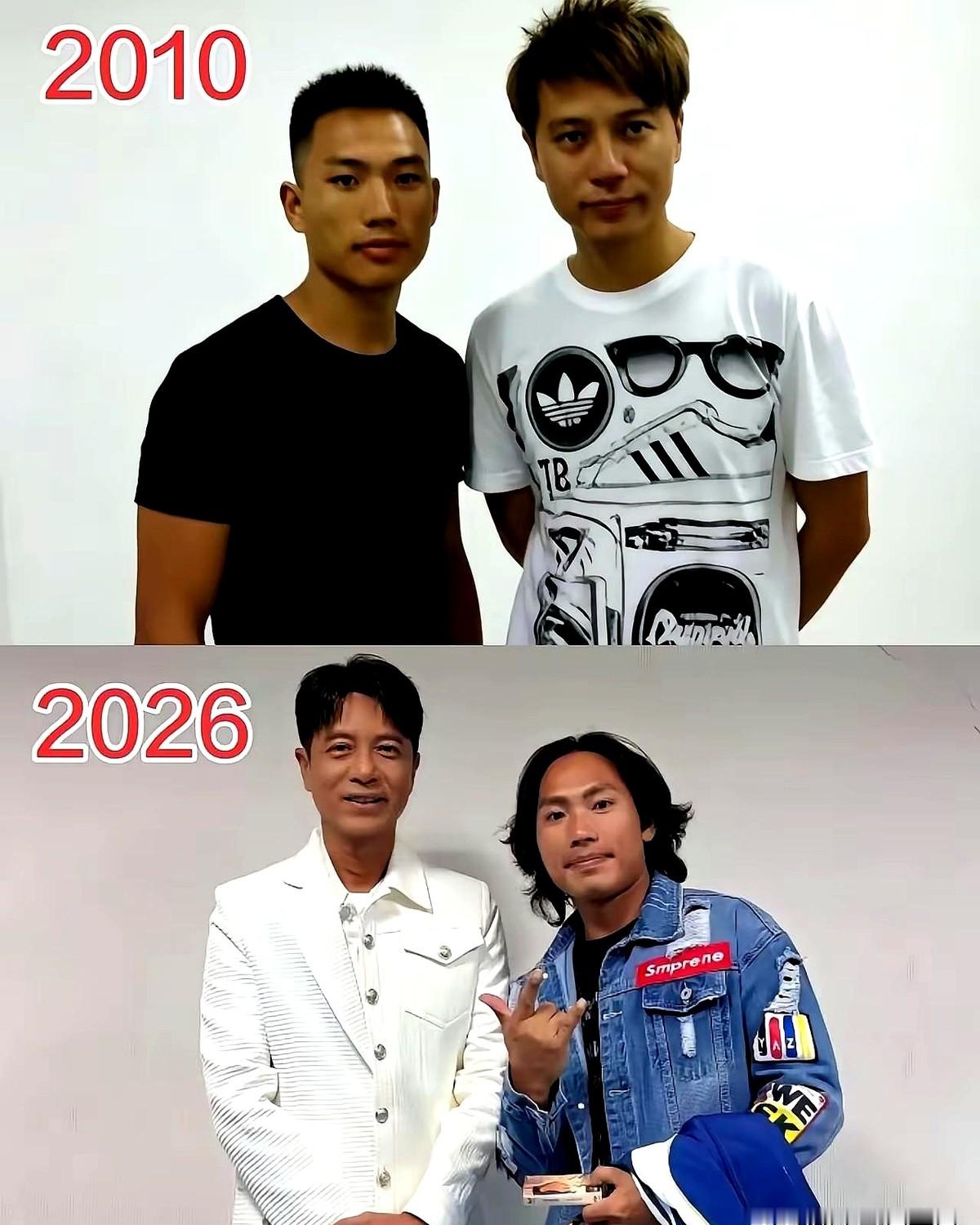 一张早年的普通合影，硬被网友脑补成李克勤蓄谋已久捧红候浪的大戏。

现在网络这么发达，真想捧个人随便炒作就行了，用得着下这么大一盘棋？最扯的是非要拿迟到两小时做文章。迟到两小时什么概念？现场歌迷分分钟炸锅，负面影响直接拉满。李克勤在圈里混了这么多年，敢拿自己攒了大半辈子的人品和口碑去赌一个新人的出圈