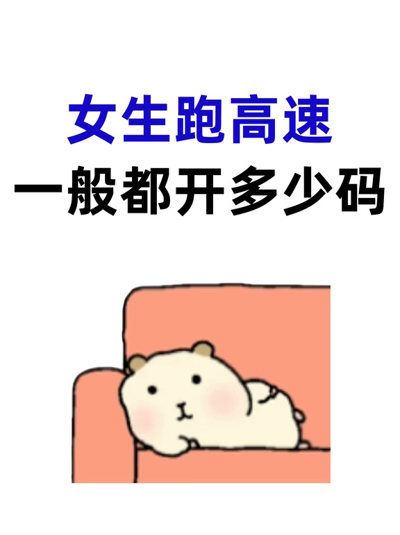 姐妹们！你们高速都开多少码啊