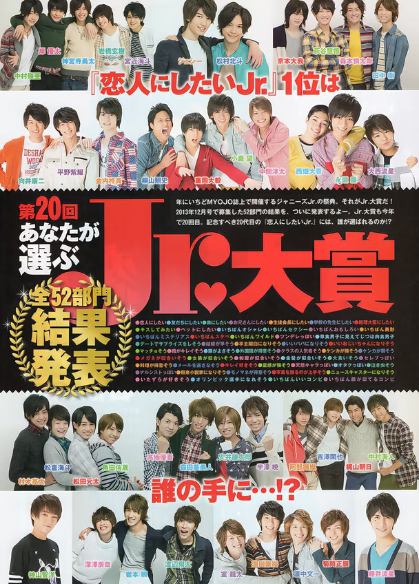第20回Jr.恋人大赏 genki首次第一