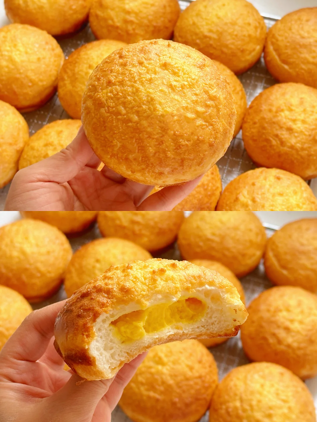 松软香甜！双倍浓郁椰香卡仕达酱面包巨好吃
