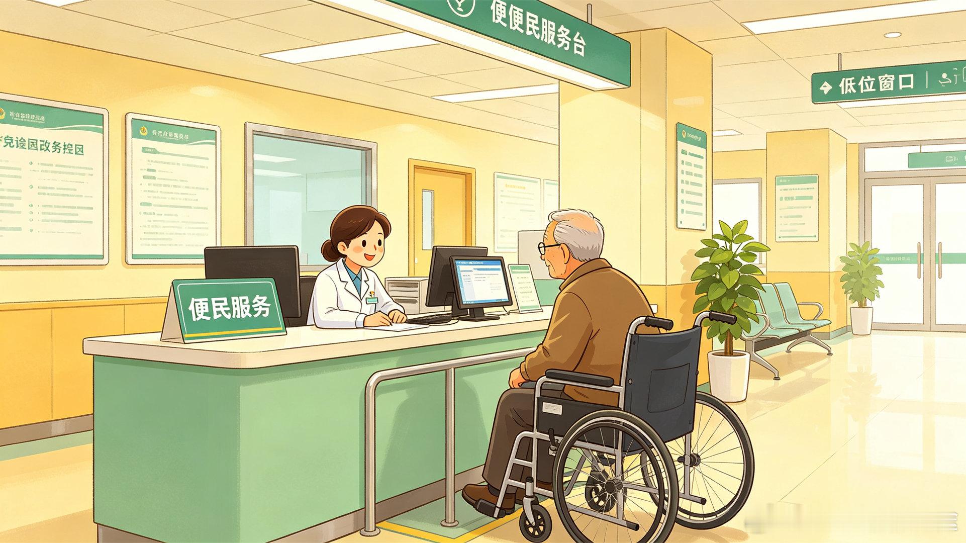 《人民的名义》里的“丁义珍式窗口”虽已是多年前电视剧桥段，现实中同类问题却仍未彻底清零。上海这家社区卫生院出现低矮窗口，老人只能半跪沟通挂号，直观暴露公共服务里的民生短板。便民窗口，本是服务群众的前沿阵地，设计建设时理应换位思考、体恤老年群体。面对群众质疑，院方却称不影响沟通传递 ​