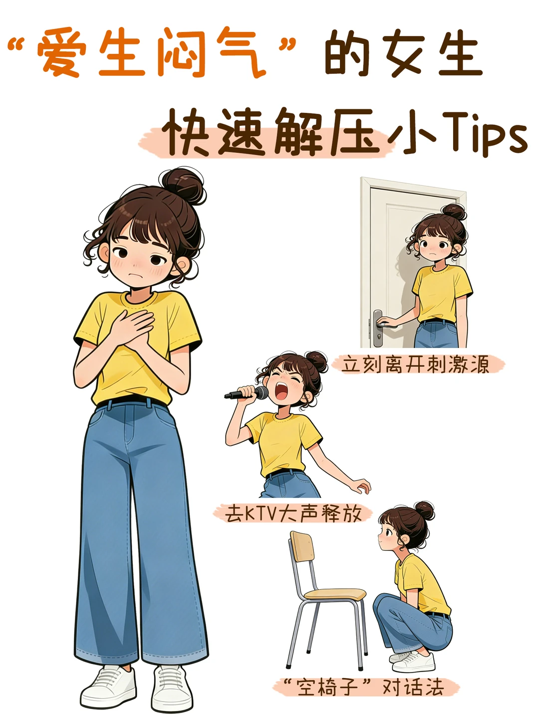 “爱生闷气”的女生快速解压的小Tips～