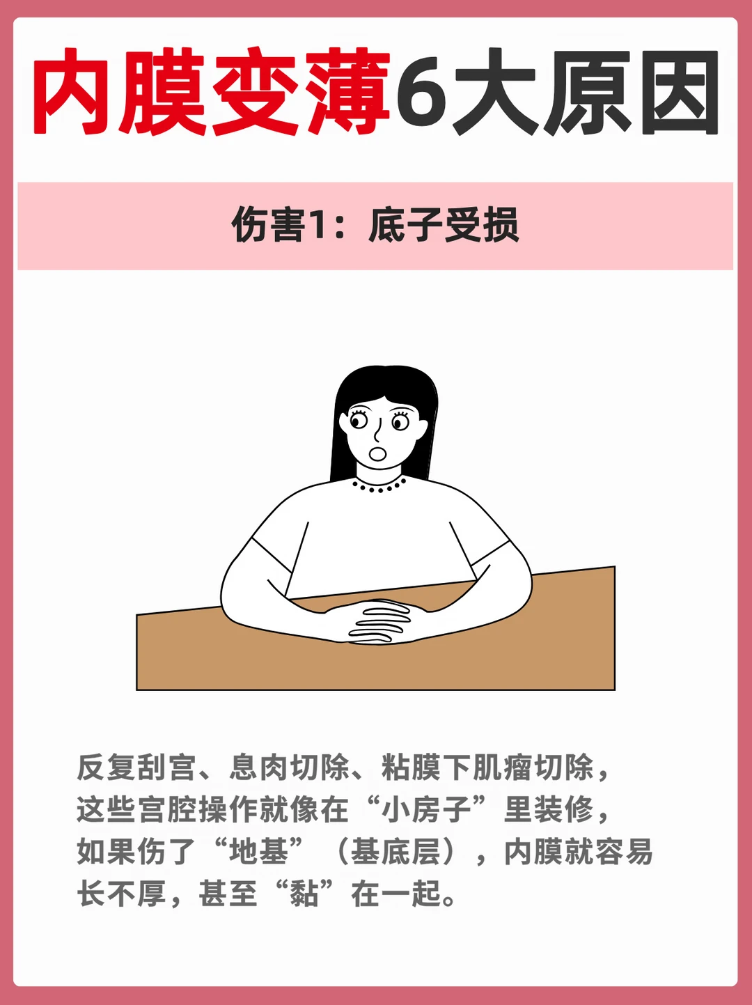 内膜薄涨不起来？这6个伤膜原因要小心！
