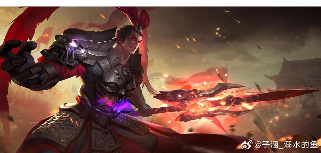 #王者荣耀[超话]#  
玩对抗路选吕布，前期对线不急，四级后真伤打坦克太疼。 
团战跳大分割战场，附魔后一技能刮到脆皮直接半血，这局拿MVP！#王者荣耀# ​