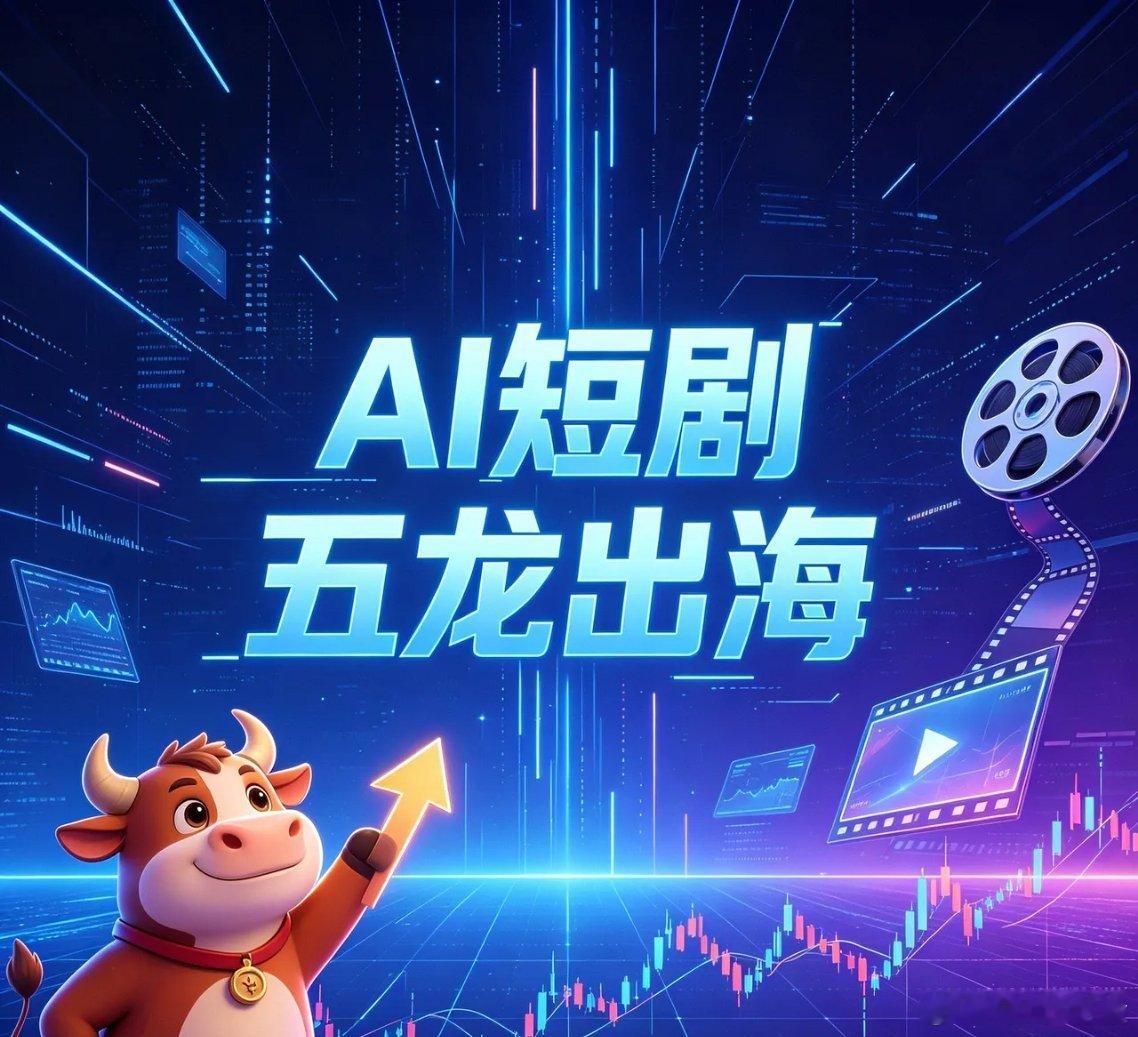 AI短剧/漫剧5大核心股票
 
1. 中文在线（300364）
网文IP界的"军火商"，手握百万级版权金矿。旗下FlareFlow平台注册用户破3700万，参股的ReelShort霸占海外短剧市场23%份额，妥妥的出海一哥。AI融合剧全链路打通，从剧本到成片一键生成，别人还在找故事，它已经在批量印钞了。
 
2. 昆仑万维（300418） ​