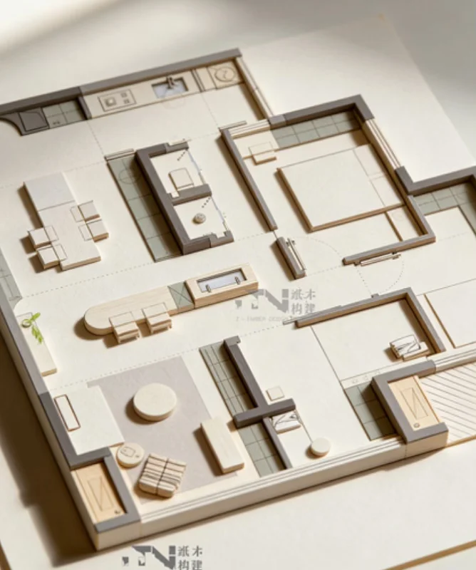 86㎡经典户型改造｜三房一卫，三分离更合适