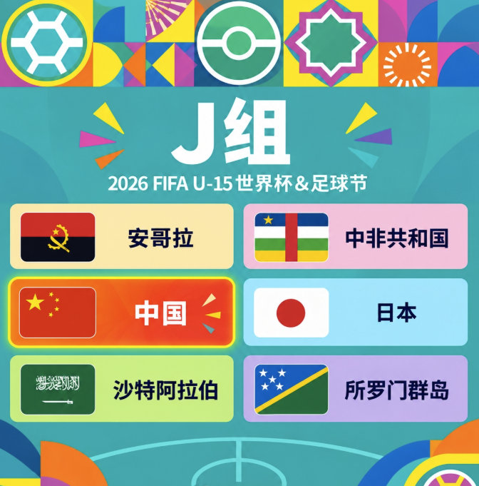 U15世界杯赛程出炉！中国队10月25日踢日本队，面临一日双赛考验首届FIFA U15世界杯暨足球节将于10月24日-30日在阿塞拜疆首都巴库进行，中国U15小组赛的赛程出炉，中国队vs日本队的比赛将在北京时间10月25日13:00进行。中国U15小组赛赛程（北京时间）10月24日14:15，中非共和国vs中国10月25日13:00，中国vs日本10月25日19:45，安哥拉vs中国10月26日16:45，沙特阿拉伯vs中国10月26日23:30，中国vs所罗门群岛相关阅读：191支球队参赛！首届U15世界杯：中国与日本、沙特等6队同分在J组本次比赛将采用创新的8人制赛制，上下半场各20分钟，比赛将在巴库的霍夫桑竞技中心举行，六个比赛日共计近1000场比赛。揭幕战和决赛将在巴库标志性的水晶宫进行。中国vs日本中国u15国足国足国足