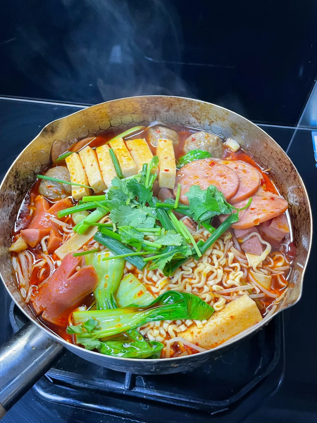 重口味必吃的火锅面，麻辣过瘾香完了🤤