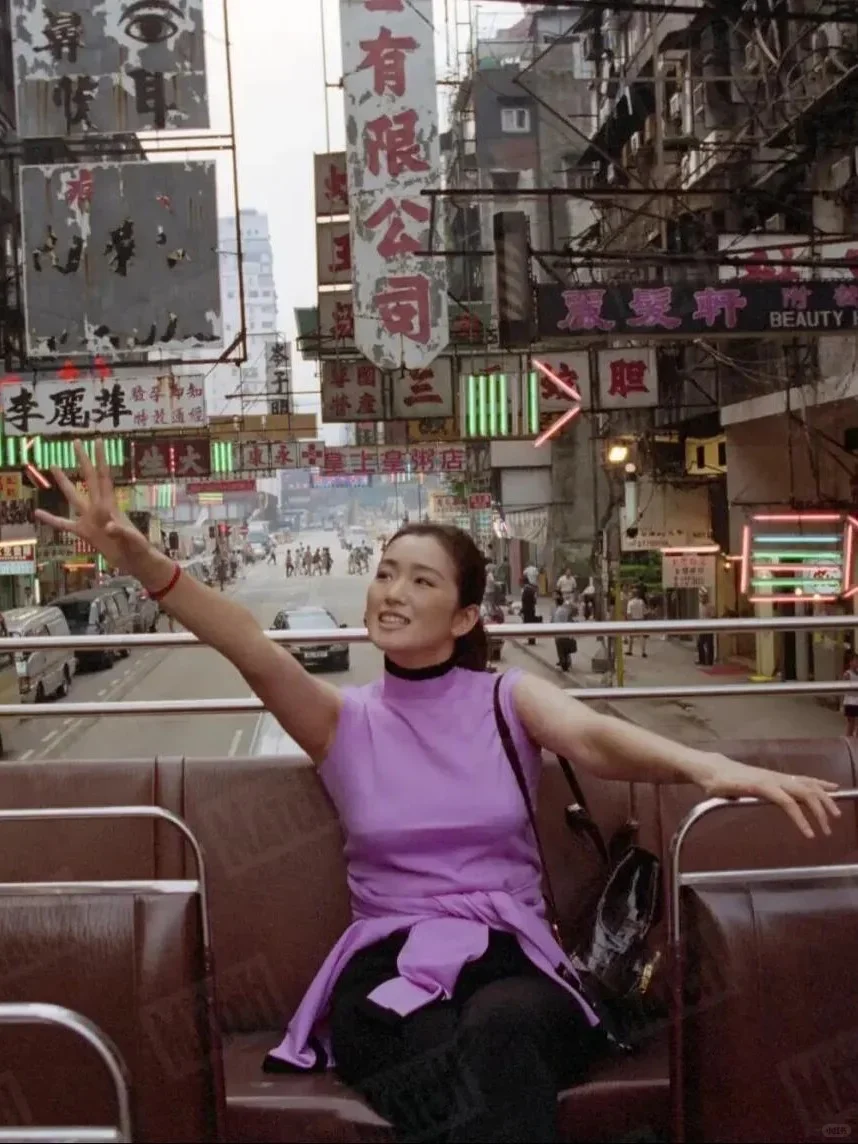 巩俐游香港！来自1999年的旅拍