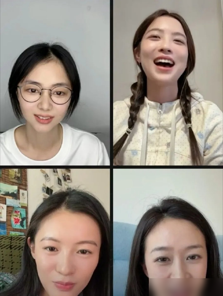 谭松韵洗了个头就上直播了，白T配眼镜，素得连粉底液都没擦。
旁边坐着带全妆的刘美含，还有个叫不出名的新人。三个女演员同框，最贵的脸反而最不设防。她还在那大谈角色逻辑，完全没管镜头怼多近。
就这状态，《兰香如故》站内热度当天直接干到30147。
网友说得难听：旁边俩像来带货的，她像刚下戏顺便来聊