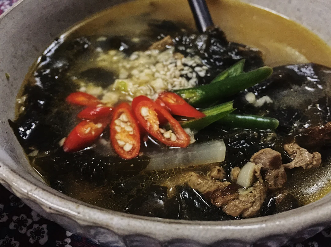 周三☁️| 【海带牛肉汤】🥣🐂
