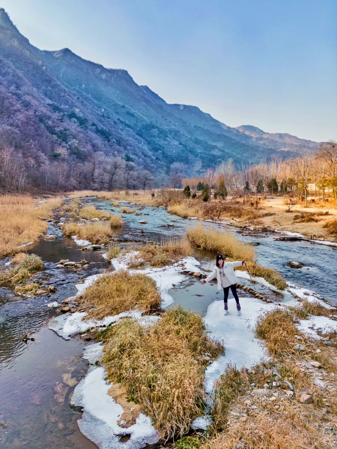 开车直达‼️京郊1h冰河世纪❄️踏冰露营好去处
