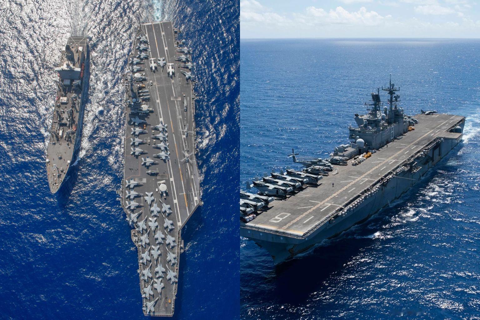 🇺🇸🇮🇷 罗斯福号航空母舰现已离开日本，正逐渐靠近前往中东的路线。
预计它将于11月底抵达，与马金岛号航母战斗群一起。它们总共将携带约10,000名水兵和海军陆战队员。
美国在中东已有2艘航空母舰，同时在那里执行对伊朗的海上封锁。