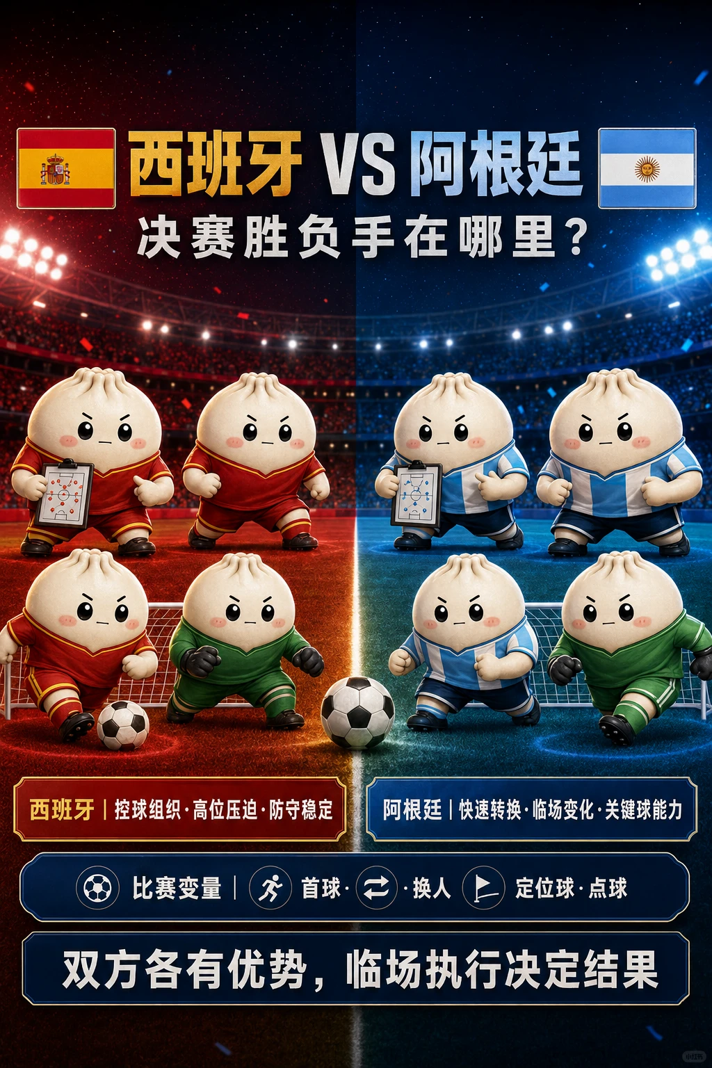 阿根廷×西班牙 这场决赛到底看什么？