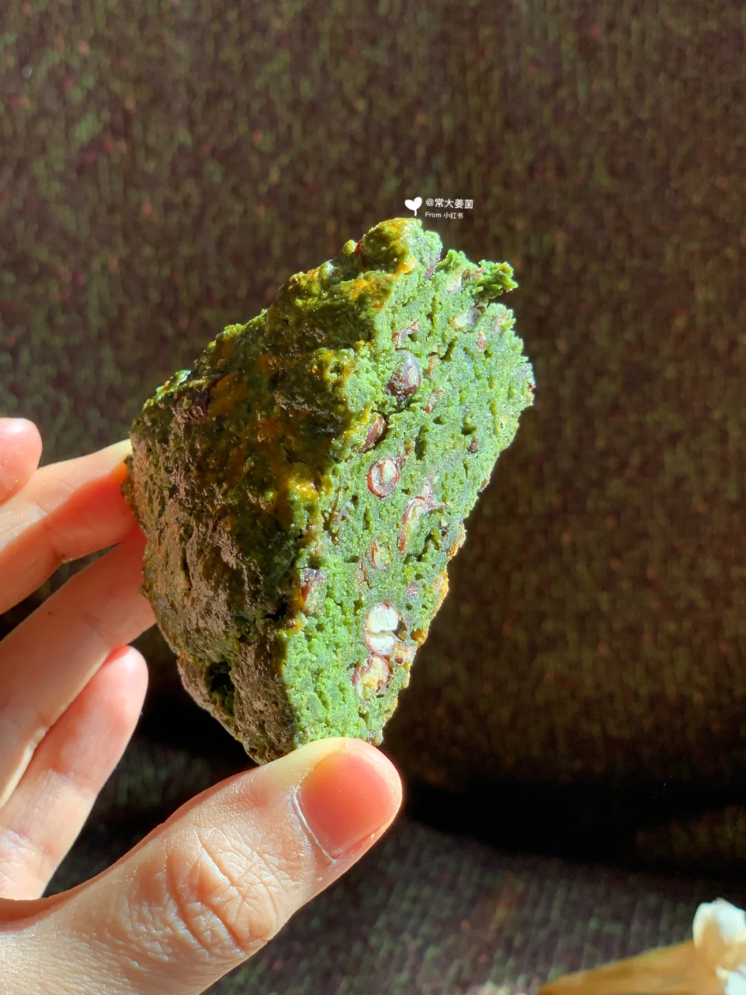 👏🏻司康系列⑤抹茶密豆司康夹豆豆有点绝❗️