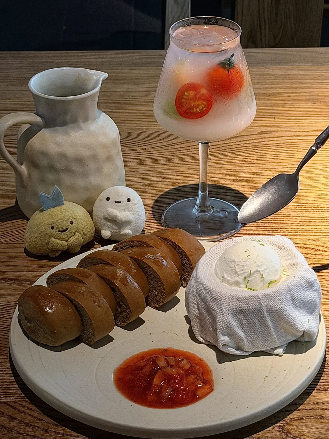 分享白云好吃纱布酸奶芝士佐面包