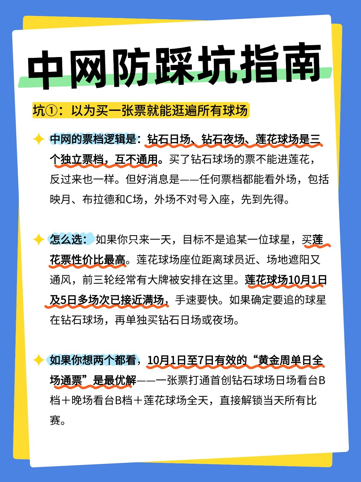 中网新手：看谁？买哪场？怎么蹲签名？