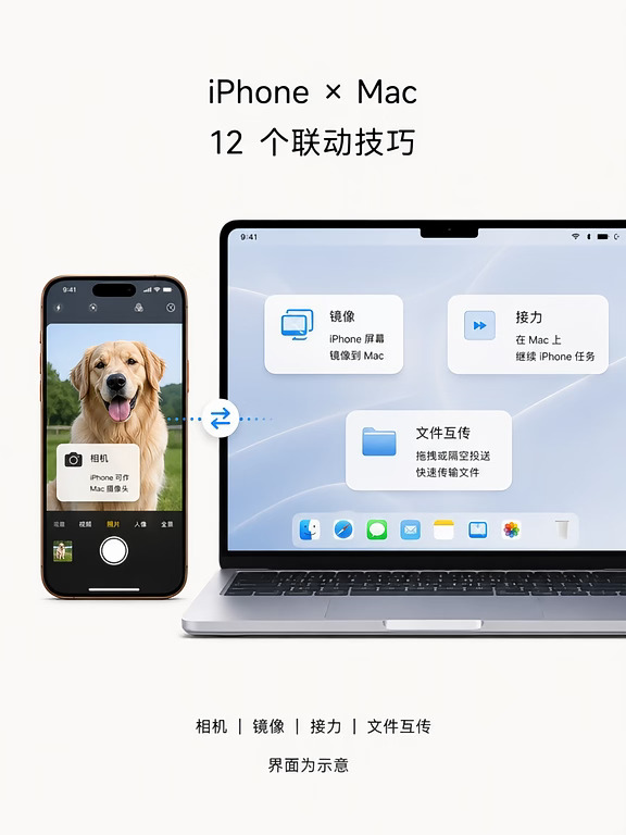 iPhone × Mac，12 个联动技巧