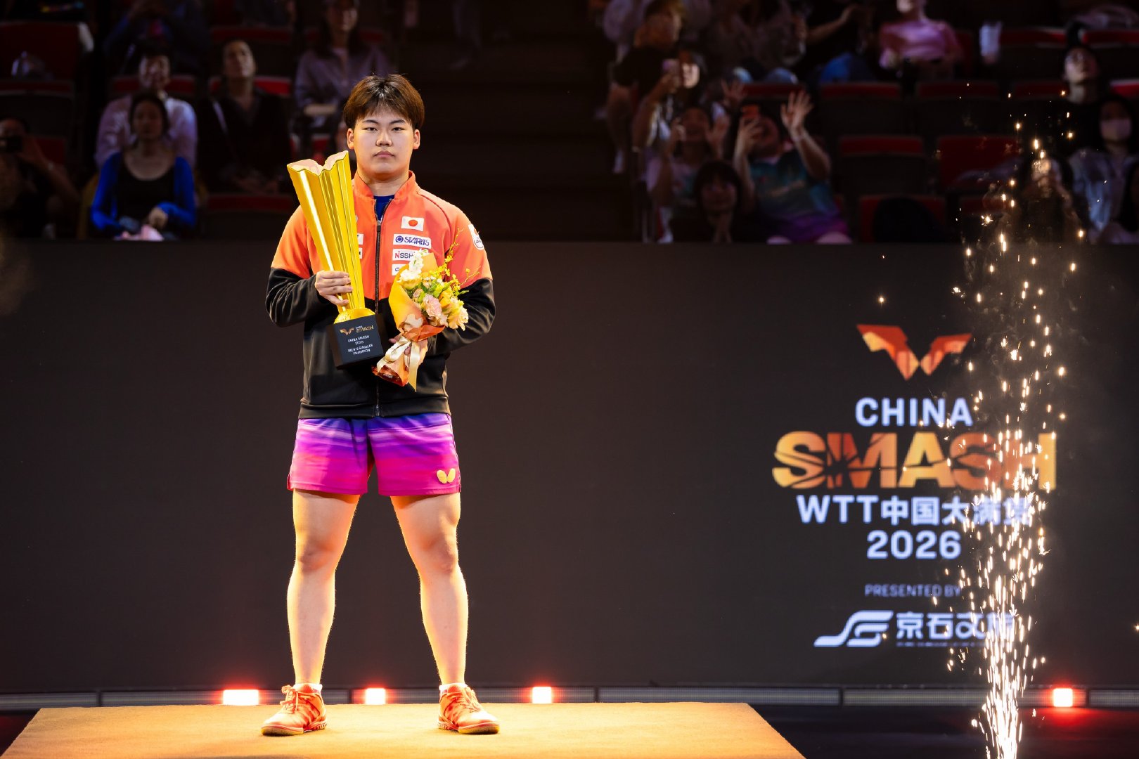 松岛辉空更新动态：
2026中国大满贯，金牌🥇
能够第二次拿下中国大满贯冠军，并且以世界第一的身份，在这场期待已久的赛事夺冠，我由衷感到开心！
亚锦赛结束后身体还有疲惫，多亏众多支持者的鼓励，我才能战斗到最后，心中满是感激。
感谢大家的应援🙇‍♂️
接下来我会继续努力！ ​
