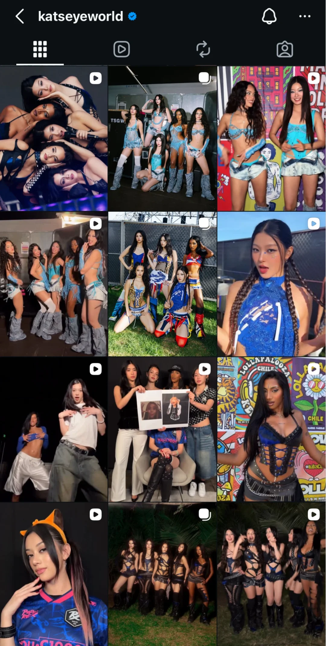 Katseye目前ins只有五人合照