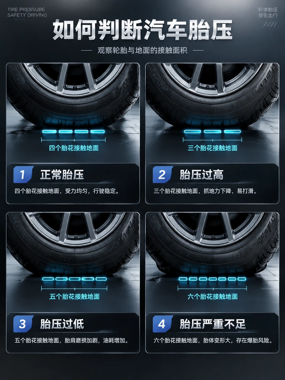 车胎压到底怎么判断？别等爆胎才后悔！
