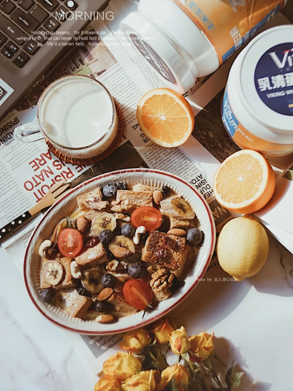 一人食健康早餐🥗乳清蛋白粉&全麦吐司烘蛋