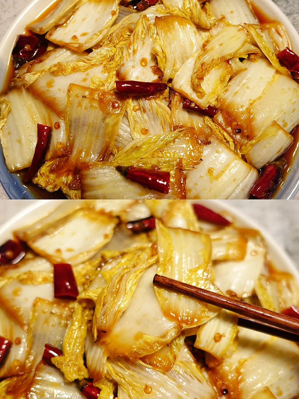 超级入味的酸辣白菜😋五分钟搞定无敌下饭‼️