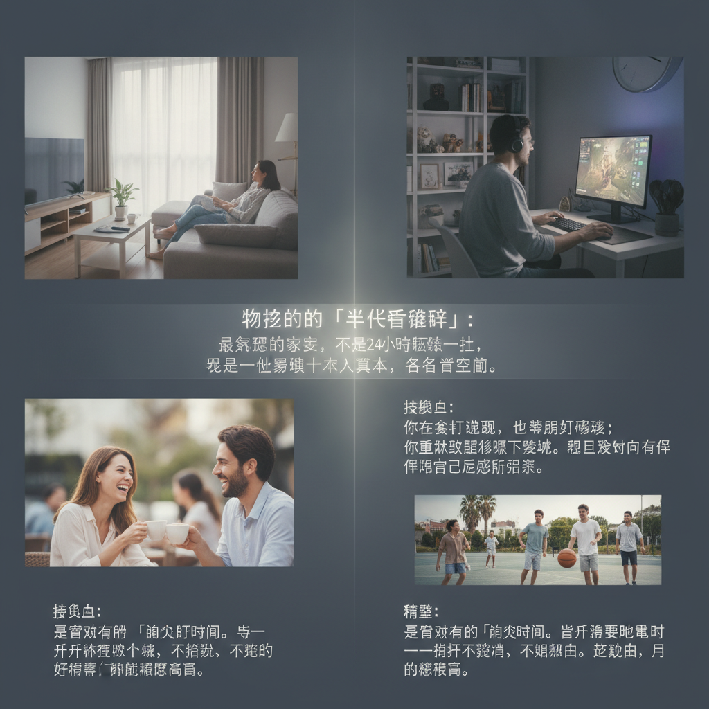 夫妻相处最舒服的分寸，往往不在于“亲密无间”，而在