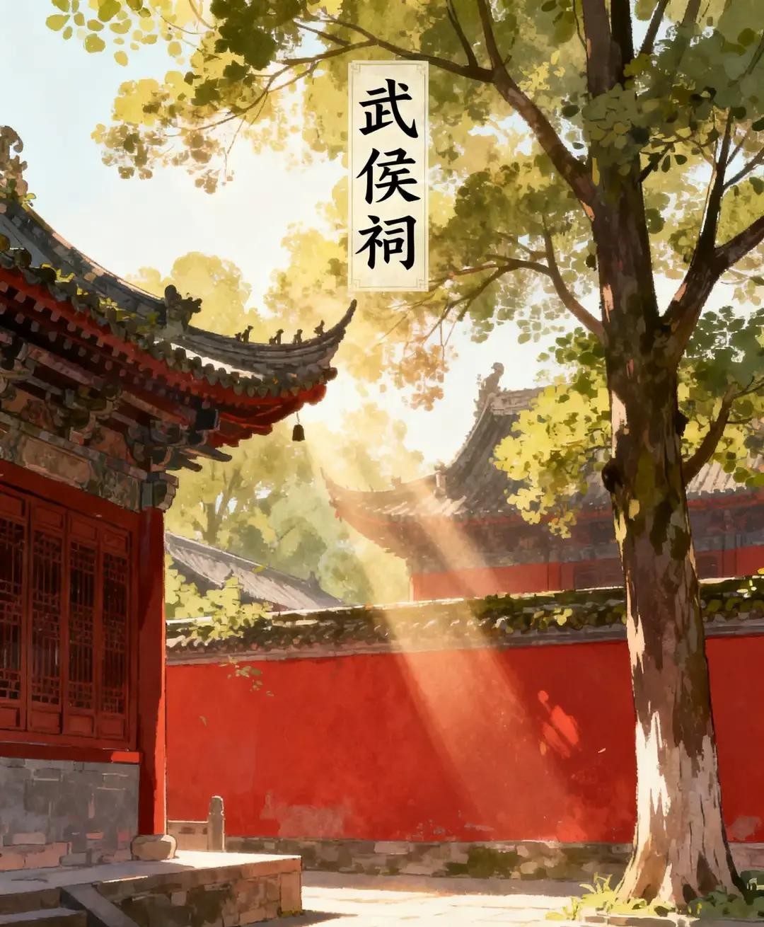 中国历史上唯一一位死后依然功高震主的人

中国历史上，死后能“功高震主”整整震上一千年的，恐怕也就诸葛武侯一个人了。

成都的秋天，雨丝细密。导游小林第三次举起喇叭，对着旅行团重申：“各位，这里正确的叫法是‘汉昭烈庙’。请大家注意牌匾。”她身后的正殿里，刘备塑像端坐中央，冕旒衮服，左右关张，文臣武将