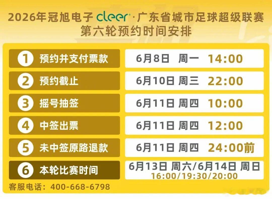 【 预约方式：一、唯一预约渠道微信搜索进入 「2026年广东省城市足球...