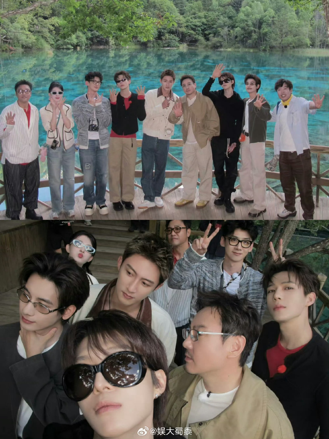 #王安宇把沈腾编辑进小图# 王安宇修图时把沈腾P进合照小图角落，搞笑操作出圈。网友玩梗调侃，这俩人凑一起就是喜剧大片。 ​