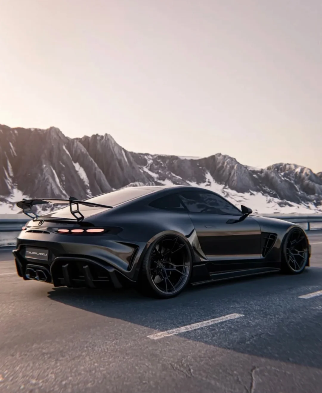 这台黑武士奔驰AMG GT 你见过吗？