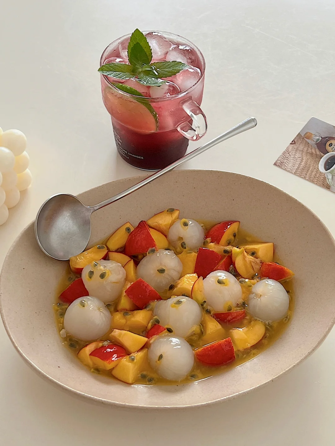 百香果渍水果神仙吃法！清爽解暑🍃