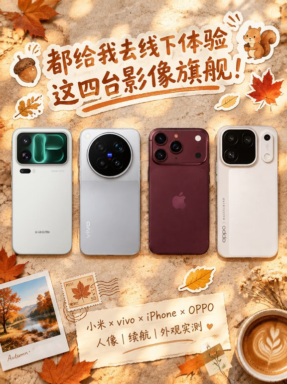 都给我去线下体验这四台影像旗舰！